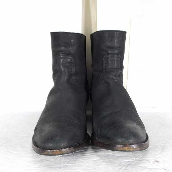 ZADIG & VOLTAIRE Women’s EU40 US 9-9,5 Black Leather Studded Ankle Boots - Picture 3 of 12